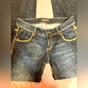 JustSweet Women’s Flared Low Rise Jeans